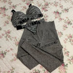 VS Pink Bra, Thong and legging